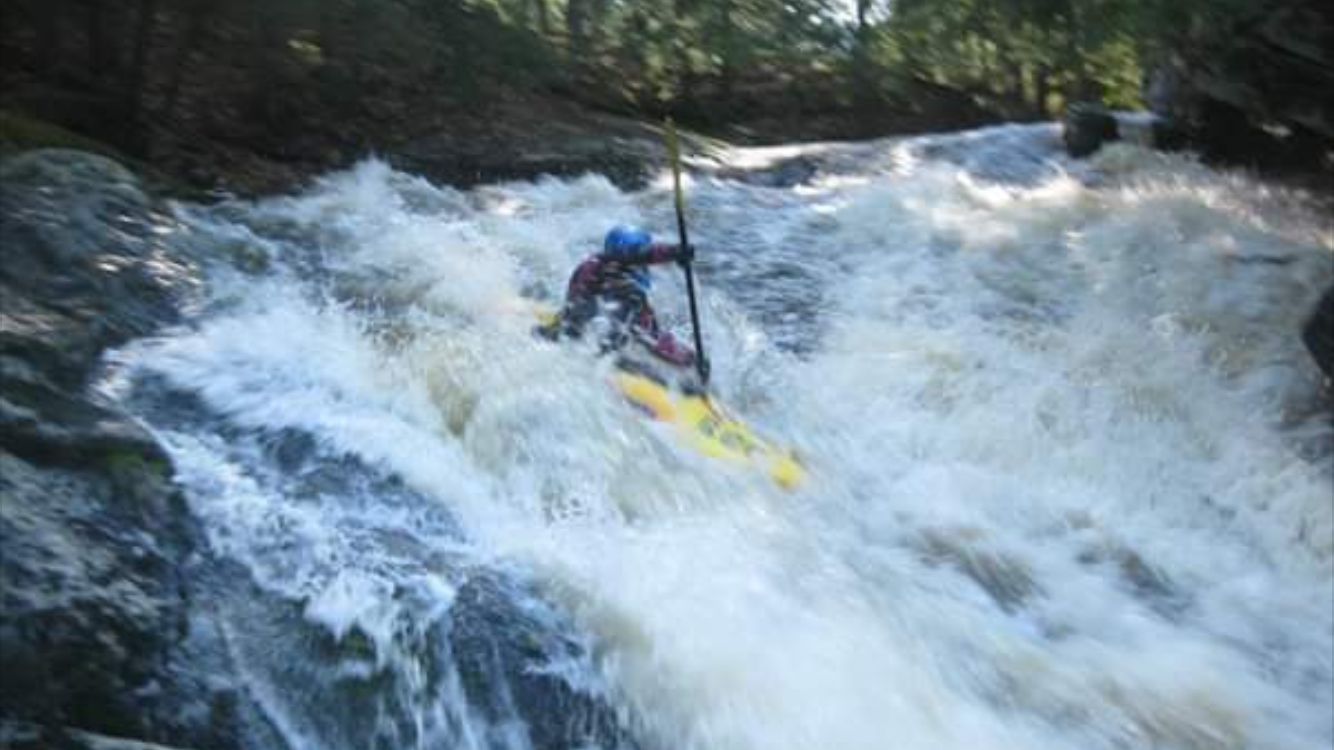 Dr. Hania Flaten whitewater kayaking